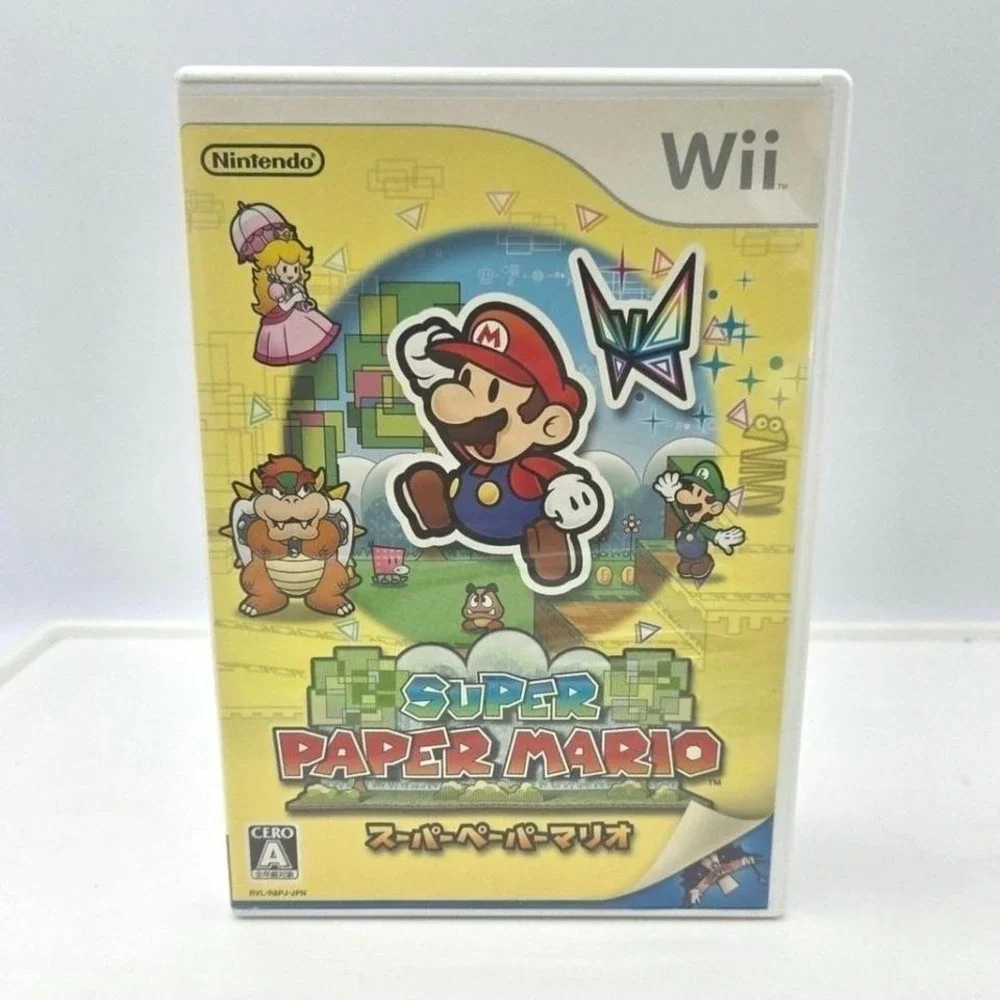 Super Paper Mario - Wii (Japan Import NTSC-J, Cero A) CIB